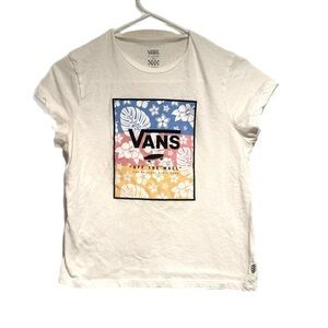 Vans Blue and Pink Tee Shirt